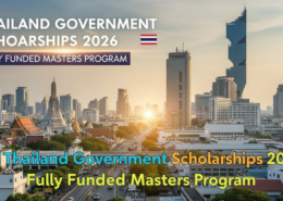 🌏 Thailand Government Scholarships 2026 | Fully Funded Masters Program